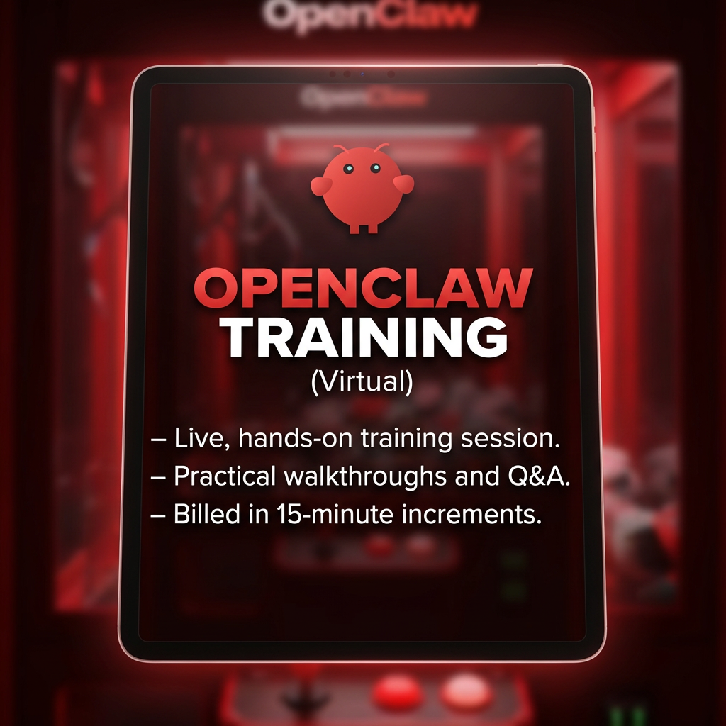 OpenClaw virtual training session