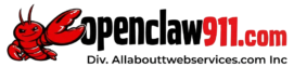 OpenClaw brand logo transparent